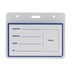 Бейдж Buromax horizontal 95х75мм PVC Фото