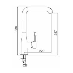Смеситель Interline Loft new White Фото 1