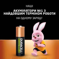 Аккумулятор Duracell AA HR6 2500mAh * 4 Фото 2