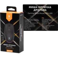 Мышка Vinga MSG-100 Black Фото 6