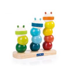 Развивающая игрушка Guidecraft Пірамідка Manipulatives Гусениці Фото 1