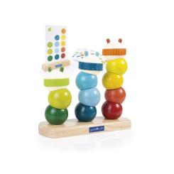 Развивающая игрушка Guidecraft Пірамідка Manipulatives Гусениці Фото 2