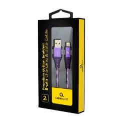 Дата кабель Cablexpert USB 2.0 AM to Lightning 2.0m Фото 1