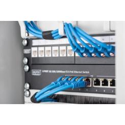 Кабельный организатор Digitus 10" 1U три кольца Фото 4