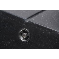 Мойка кухонная Ventolux STELLA (SPACE BLACK) Фото 4