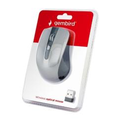Мышка Gembird MUSW-4B-04-BG Grey+Black Фото 2