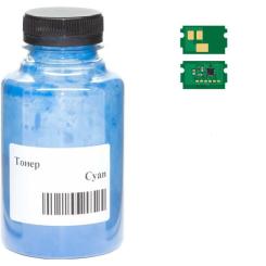 Тонер AHK Kyocera TK-5240, 90г Cyan +chip Фото