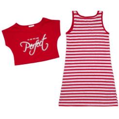 Платье детское Breeze в смужку з топом Фото 2