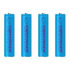 Аккумулятор Esperanza AAA 1000mAh Ni-MH * 4 blue Фото