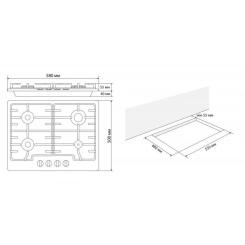 Варочная поверхность Eleyus GRACIA 60 WH CF Фото 11