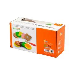 Игровой набор Viga Toys Гамбургер і сендвіч Фото 3