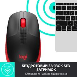 Мышка Logitech M190 Red Фото 3