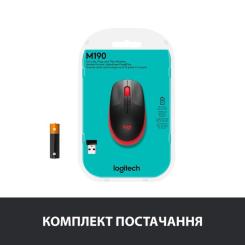 Мышка Logitech M190 Red Фото 6