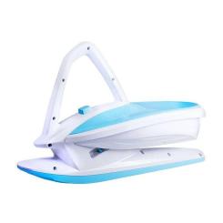 Санки Plastkon Skidrifter белые с голубым Фото
