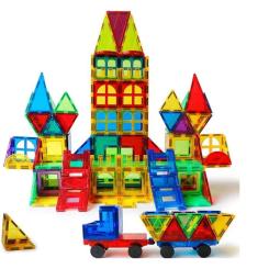 Конструктор Magplayer магнитные плитки 112 эл. Фото 9