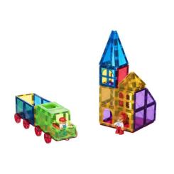 Конструктор Magplayer магнитные плитки 112 эл. Фото 3