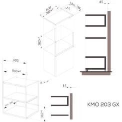 Микроволновая печь Kernau KMO 203 G X Фото 1
