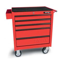 Тележка для инструмента Toptul 5 секций красная Фото