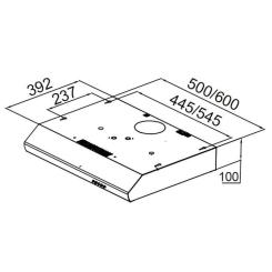 Вытяжка кухонная Pyramida UX 60 WH Фото 10