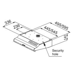 Вытяжка кухонная Pyramida WHX 60 WH Фото 9