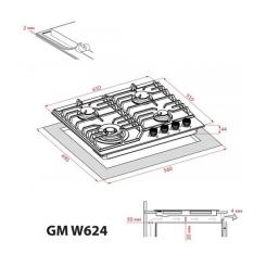 Варочная поверхность Weilor GM W 624 WH Фото 11