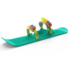 Санки Plastkon OneFoot Miniski Монолыжа голубая Фото