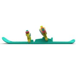 Санки Plastkon OneFoot Miniski Монолыжа голубая Фото 1