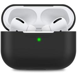 Чехол для наушников MakeFuture Apple AirPods Pro Silicone Black Фото