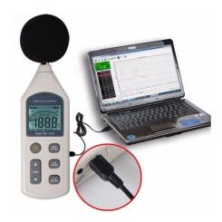 Измеритель уровня шума Benetech USB 30-130 дБ Фото 4