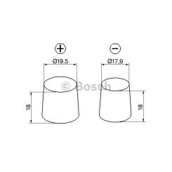 Аккумулятор автомобильный Bosch светодиодная Фото 4