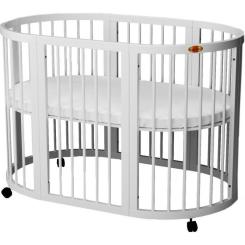 Кроватка Ingvart SMART BED ROUND білий Фото 1