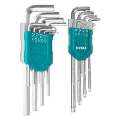 Набор инструментов Total ключів шестиграних+TORX 18шт. Фото 1