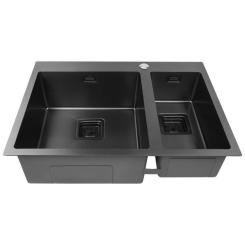 Мойка кухонная Weilor FILIGRAN WRC DB6950 GRAPHIT Фото 1