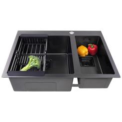Мойка кухонная Weilor FILIGRAN WRC DB6950 GRAPHIT Фото 3
