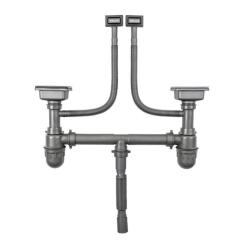 Мойка кухонная Weilor FILIGRAN WRC DB6950 GRAPHIT Фото 7