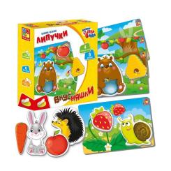 Развивающая игрушка Vladi Toys Вжик-вжик Липучки Вкусняшки рос Фото 1