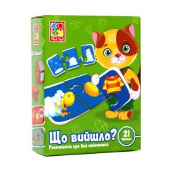 Развивающая игрушка Vladi Toys Что получилось, украинский язык Фото