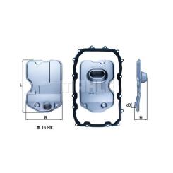 Трансмиссионный фильтр Mahle HX160KIT Фото