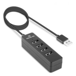 Концентратор REAL-EL HQ-174 USB-A 2.0 1.2m black Фото 3