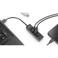 Концентратор REAL-EL HQ-174 USB-A 2.0 1.2m black Фото 5