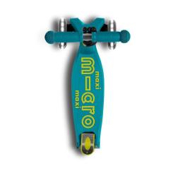 Самокат Micro Maxi Deluxe Foldable LED Зеленый Фото 4