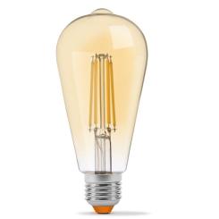 Лампочка Videx Filament ST64FAD 6W E27 2200K 220V Фото