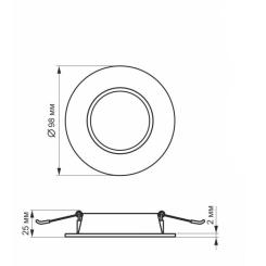 Светильник Videx LED 4W 5000K 220V Фото 4