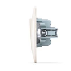 Выключатель Videx BINERA 2кл кремовый Фото 2