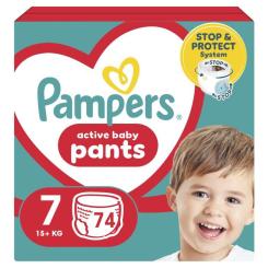Подгузники Pampers трусики Pants Giant Размер 7 (17+ кг) 74 шт. Фото