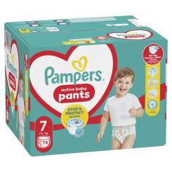 Подгузники Pampers трусики Pants Giant Размер 7 (17+ кг) 74 шт. Фото 1