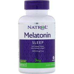 Аминокислота Natrol Мелатонин, Melatonin, 3 мг, 240 таблеток Фото