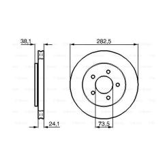 Тормозной диск Bosch 0 986 478 109 Фото 4