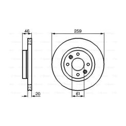 Тормозной диск Bosch 0 986 478 270 Фото 4