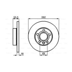 Тормозной диск Bosch 0 986 478 870 Фото 4